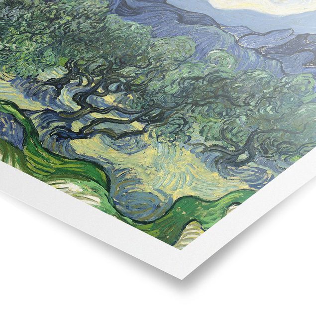 Kunstdrucke Poster Vincent van Gogh - Olivenbäume