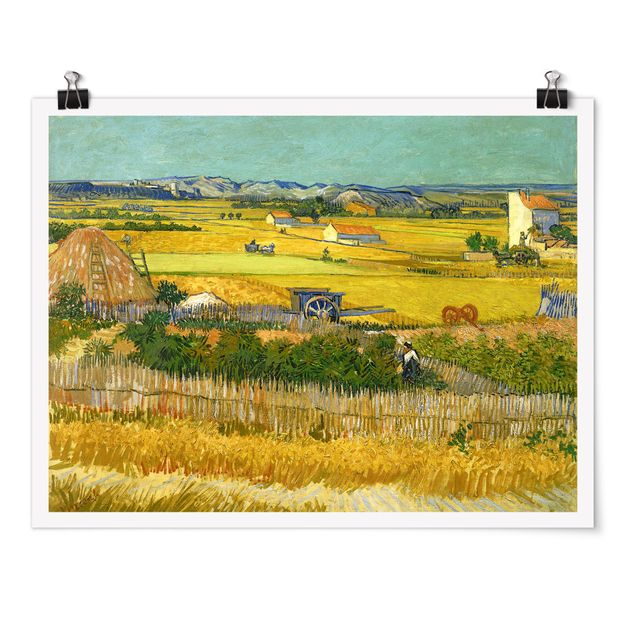 Kunstdrucke Poster Vincent van Gogh - Die Ernte