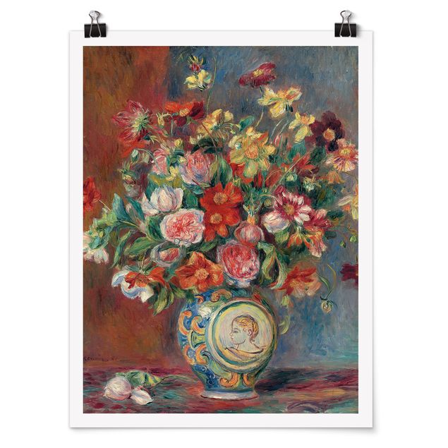 Kunstdrucke Renoir Auguste Renoir - Blumenvase