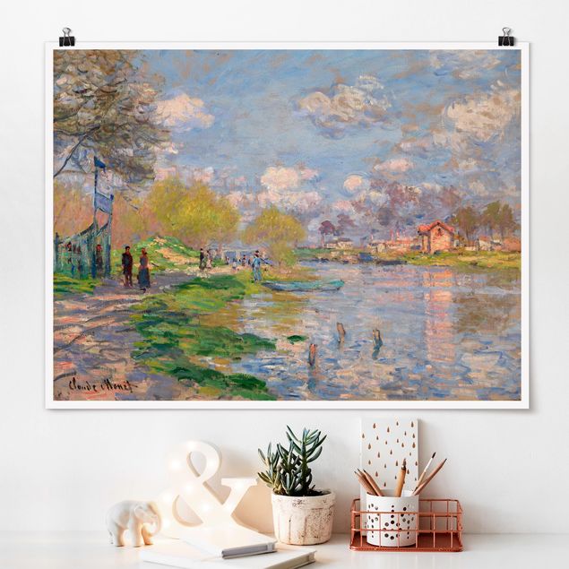 Kunstdrucke Impressionismus Claude Monet - Seine