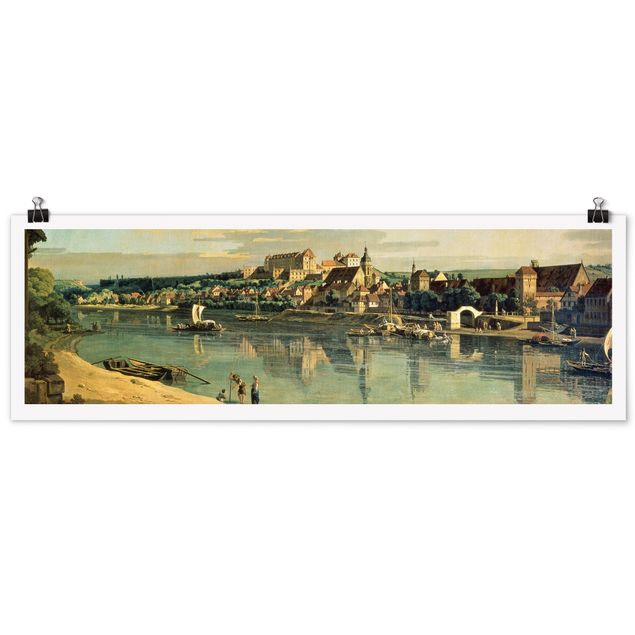 Kunstdrucke Poster Bernardo Bellotto - Blick auf Pirna