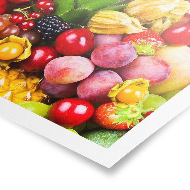 Poster - Fruit Bokeh - Quadrat 1:1