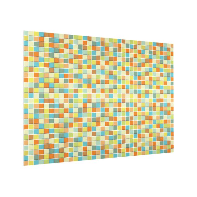 Küchenrückwand Glas Muster Mosaikfliesen Sommerset