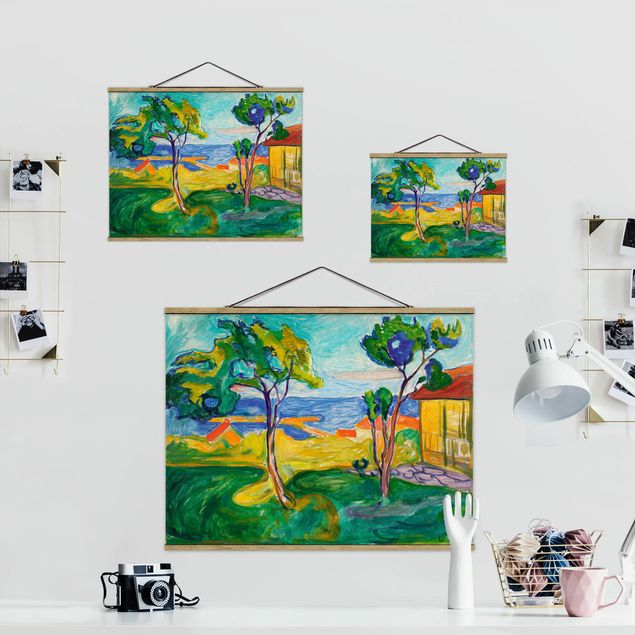 Wandbilder Kunstdruck Edvard Munch - Der Garten