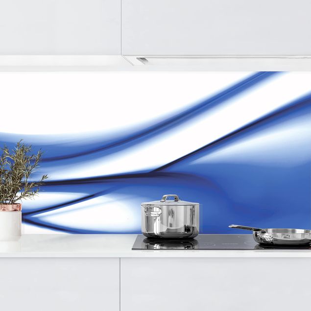 Küchenrückwände Platte Blue Touch