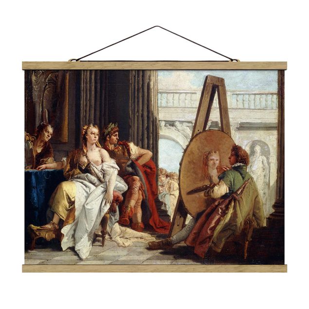 Stoffbilder zum Aufhängen Giovanni Battista Tiepolo - Alexander der Große