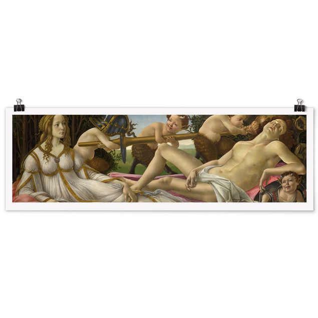 Poster Sandro Botticelli - Venus und Mars