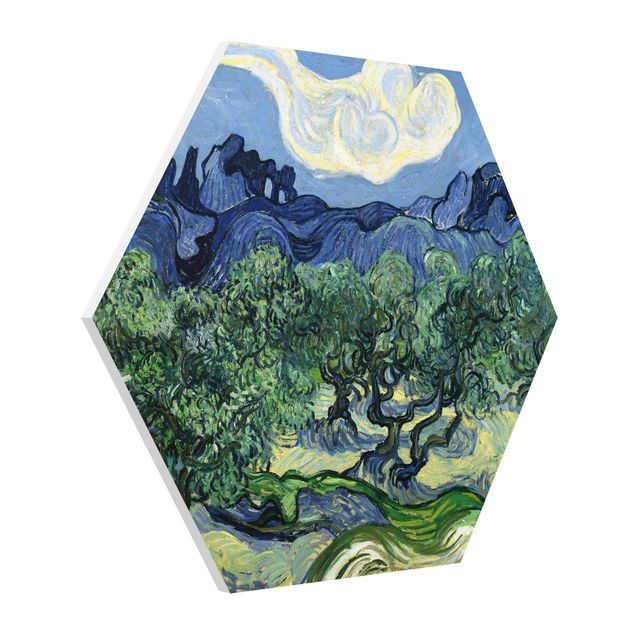 Bilder auf Hartschaumplatte Vincent van Gogh - Olivenbäume
