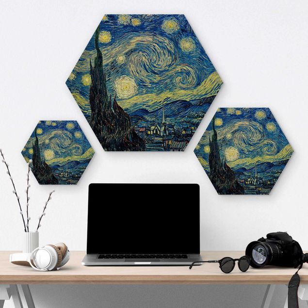 Wandbilder Kunstdruck Vincent van Gogh - Sternennacht