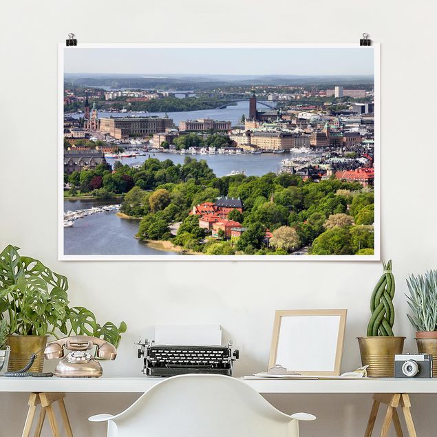 Poster - Stockholm City - Querformat 2:3