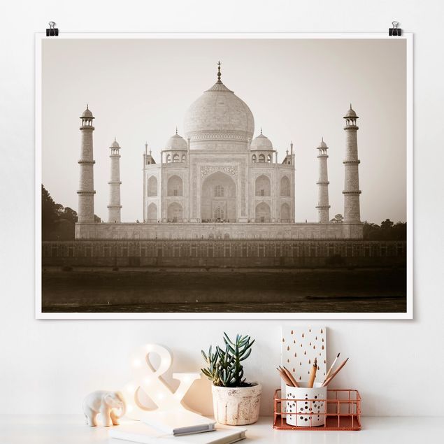 Städteposter Taj Mahal