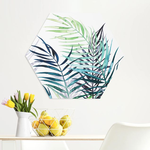 Schöne Wandbilder Exotisches Blattwerk - Palme