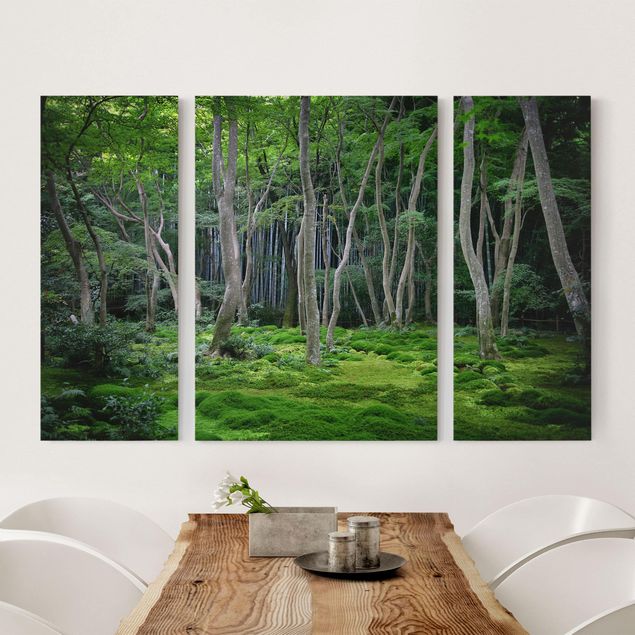 Leinwand Bilder XXL Japanischer Wald