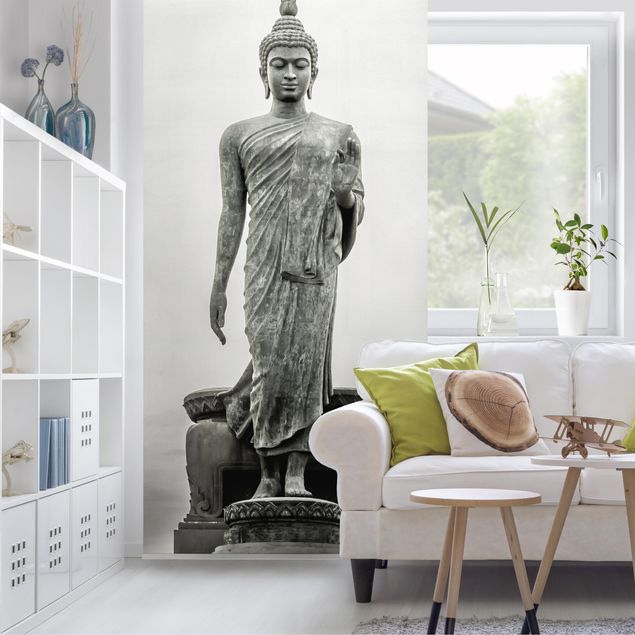Raumteiler Vorhang Buddha Statue
