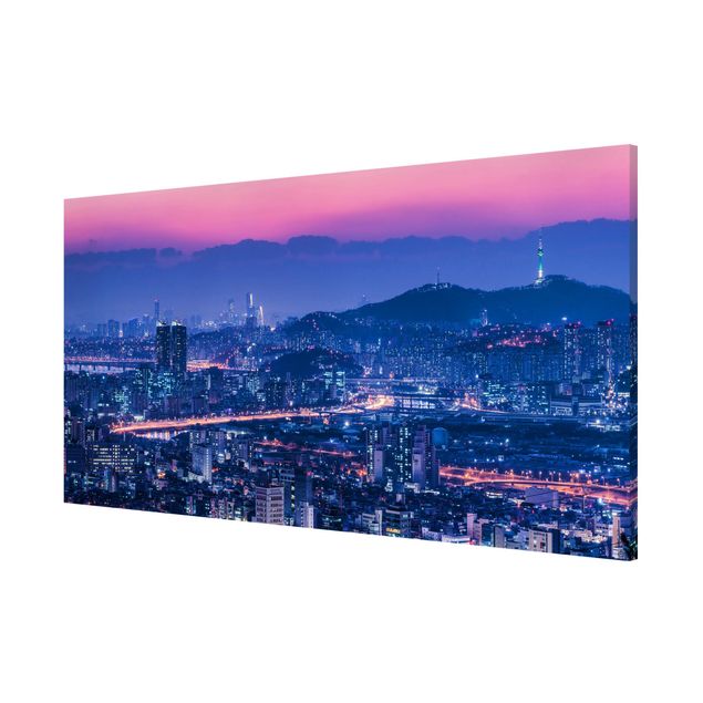 Schöne Wandbilder Skyline von Seoul