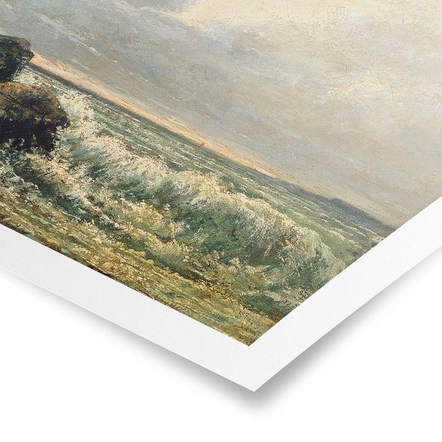 Schöne Wandbilder Gustave Courbet - Die Welle