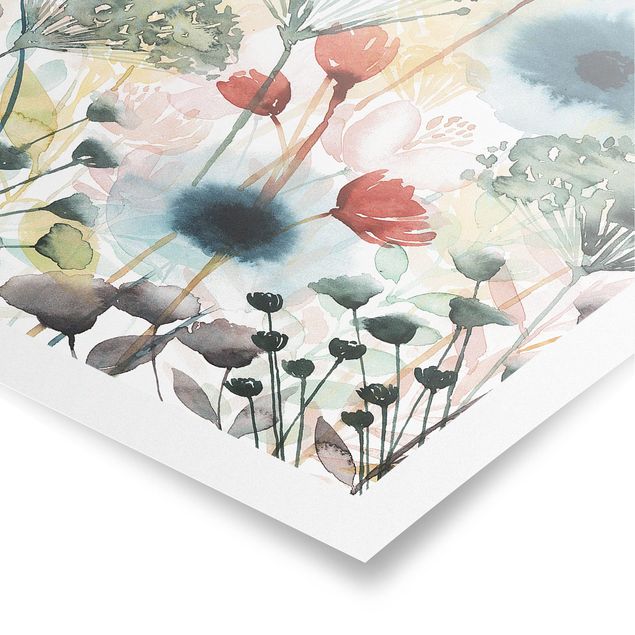Poster bestellen Wildblumen im Sommer I