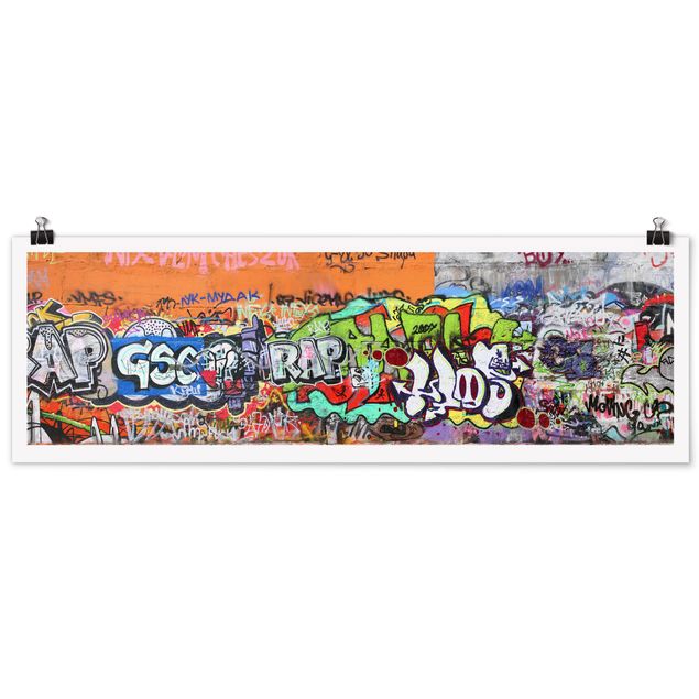 Poster - Graffiti - Panorama Querformat