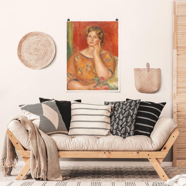Kunstkopie Poster Auguste Renoir - Frau Osthaus