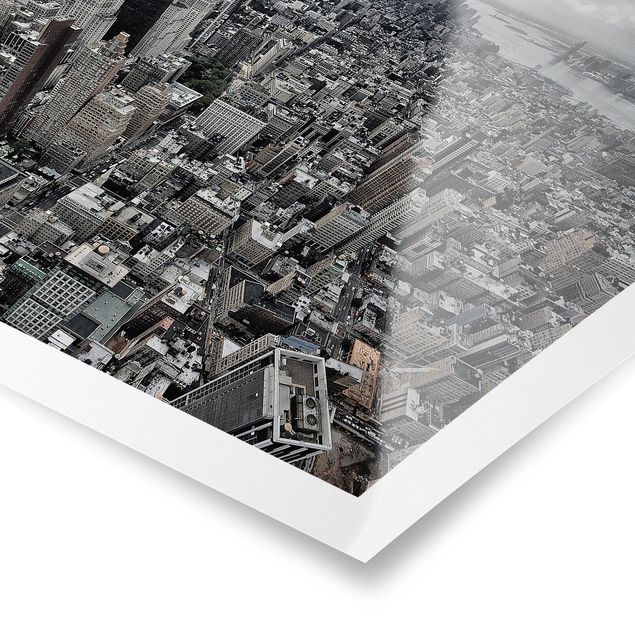 Poster - Blick über Manhattan - Querformat 2:3