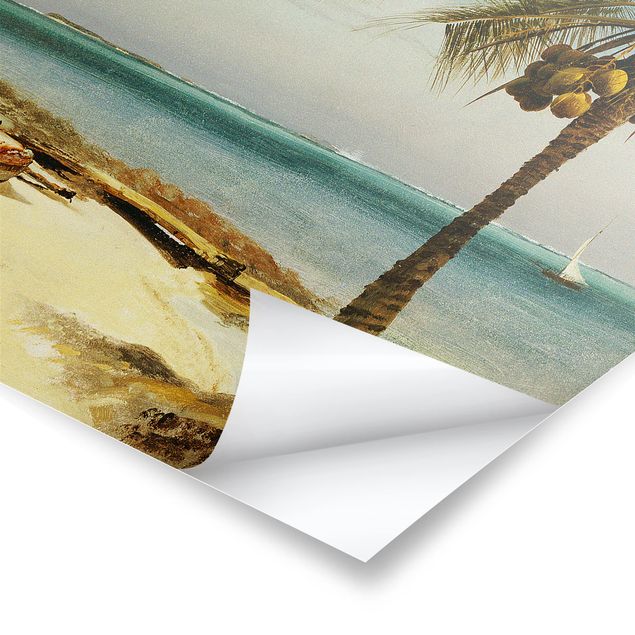 Poster bestellen Albert Bierstadt - Küste in den Tropen