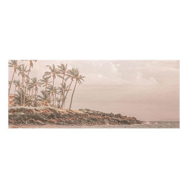 Spritzschutz Glas - Aloha Hawaii Strand - Panorama 5:2