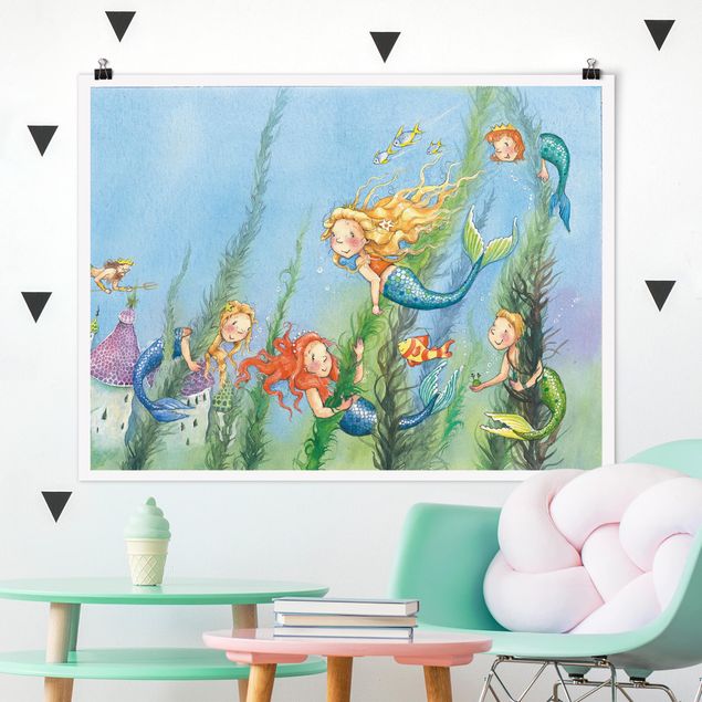 Poster Illustration Matilda die Meerjungfrauenprinzessin