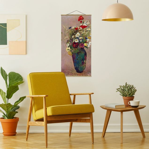 Wandbilder Odilon Redon - Blumenvase mit Mohn