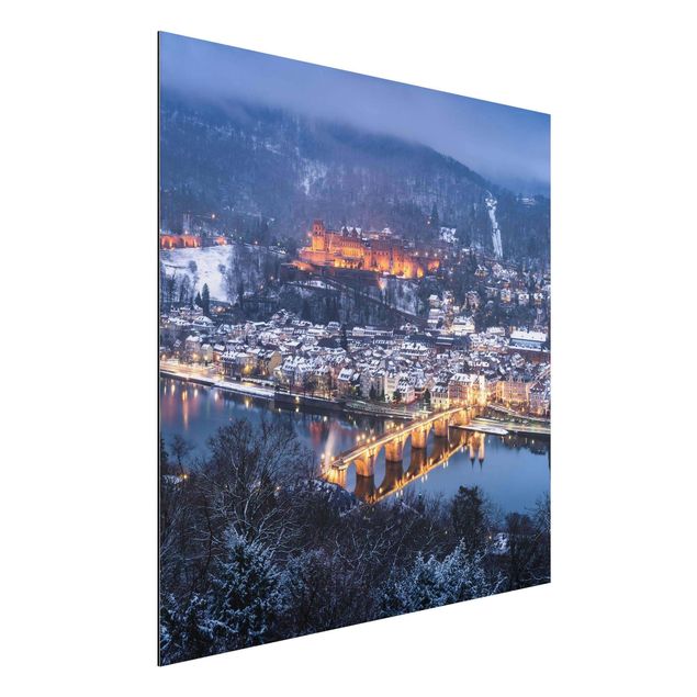 Bilder für die Wand Winterliches Heidelberg