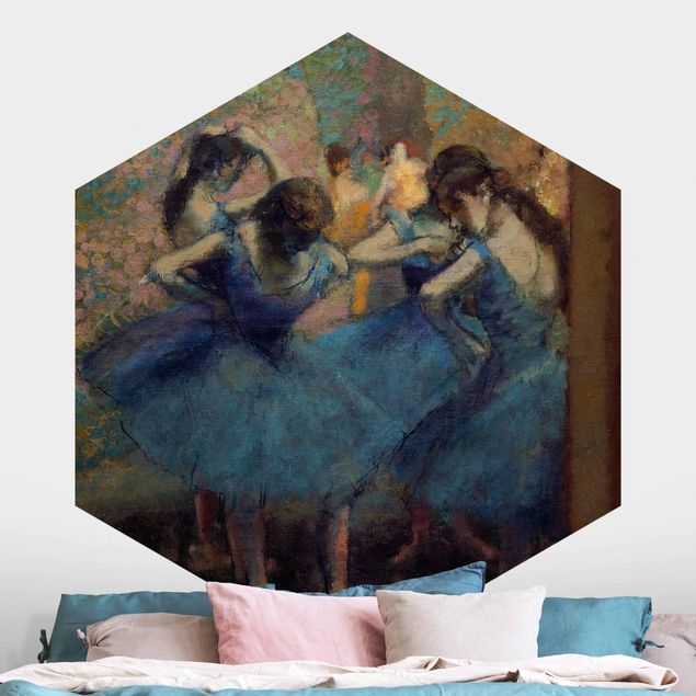Kunstdrucke Impressionismus Edgar Degas - Blaue Tänzerinnen