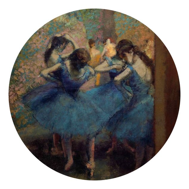 Fototapete blau Edgar Degas - Blaue Tänzerinnen