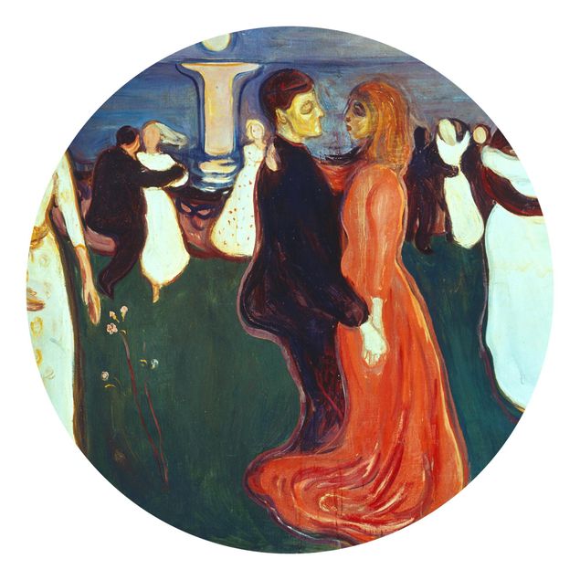 Abstrakte Tapete Edvard Munch - Der Tanz des Lebens