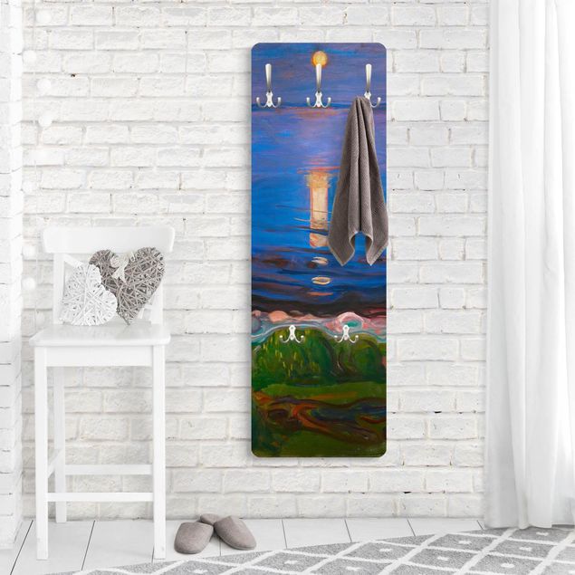 Edvard Munch Gemälde Edvard Munch - Sommernacht am Meeresstrand