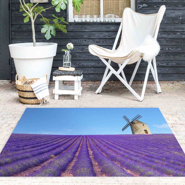 teppich für balkon Lavendelduft in der Provence