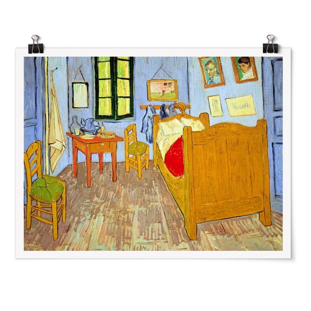 Poster Kunstdruck Vincent van Gogh - Schlafzimmer in Arles
