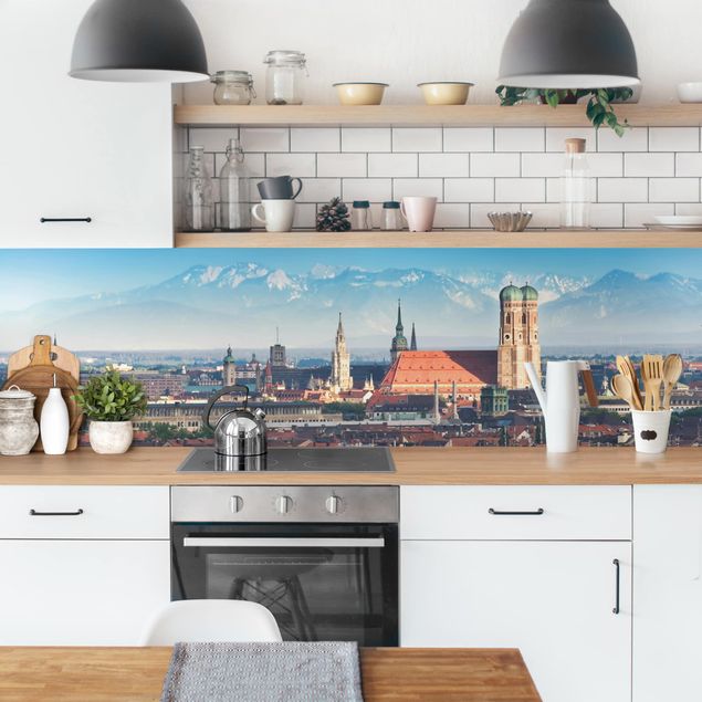 Küchenrückwand Skyline München
