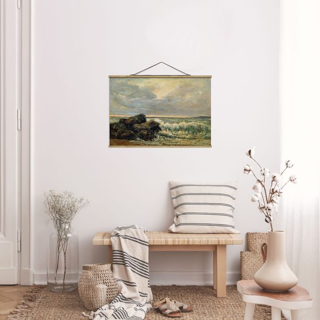 Wandbilder Gustave Courbet - Die Welle