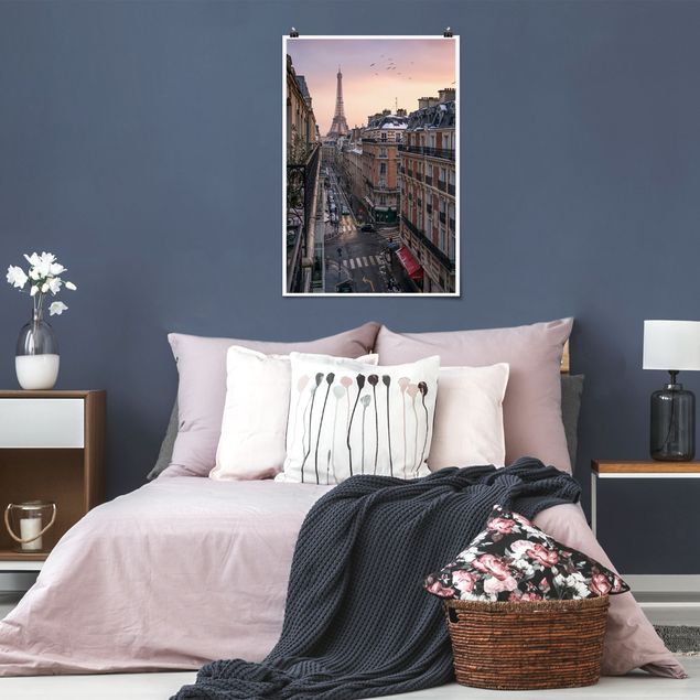 Poster kaufen Eiffelturm bei Sonnenuntergang