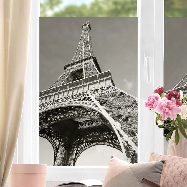 Fensterbild Skyline Eiffelturm