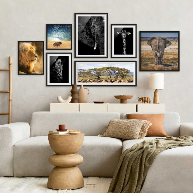Bilderwand Eine Safari in Afrika