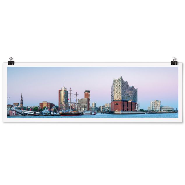Poster - Elbphilharmonie Hamburg - Panorama 3:1