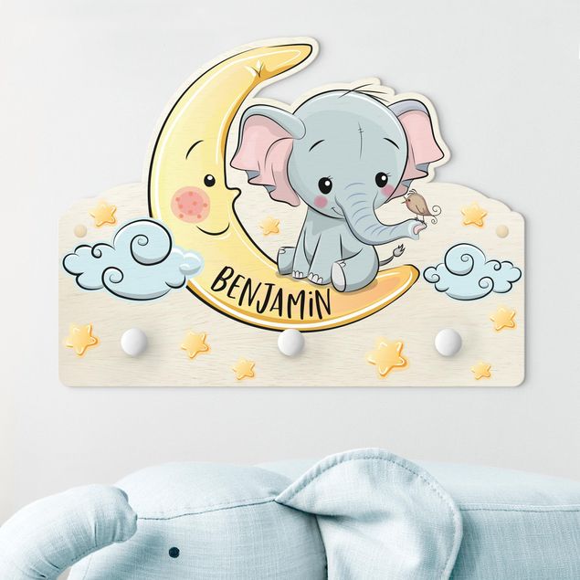 Kindergardeorben Elefant Mond mit Wunschnamen
