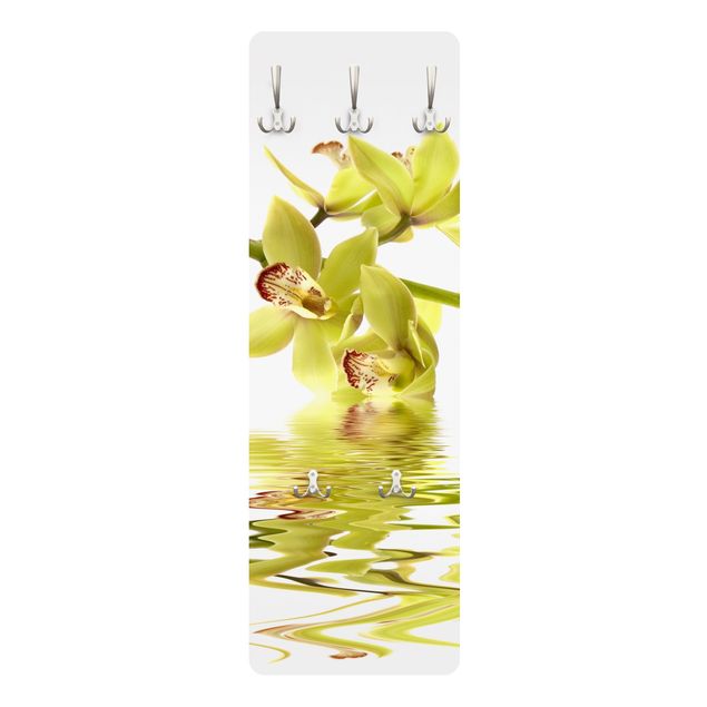Garderobe - Elegant Orchid Waters - Weiß Gelb