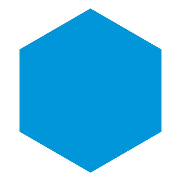 Hexagon Mustertapete selbstklebend - Enzian