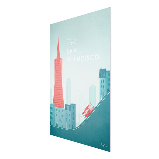 Bilder für die Wand Reiseposter - San Francisco