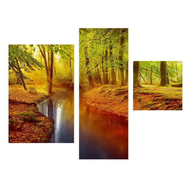 Bilder für die Wand Herbstwald