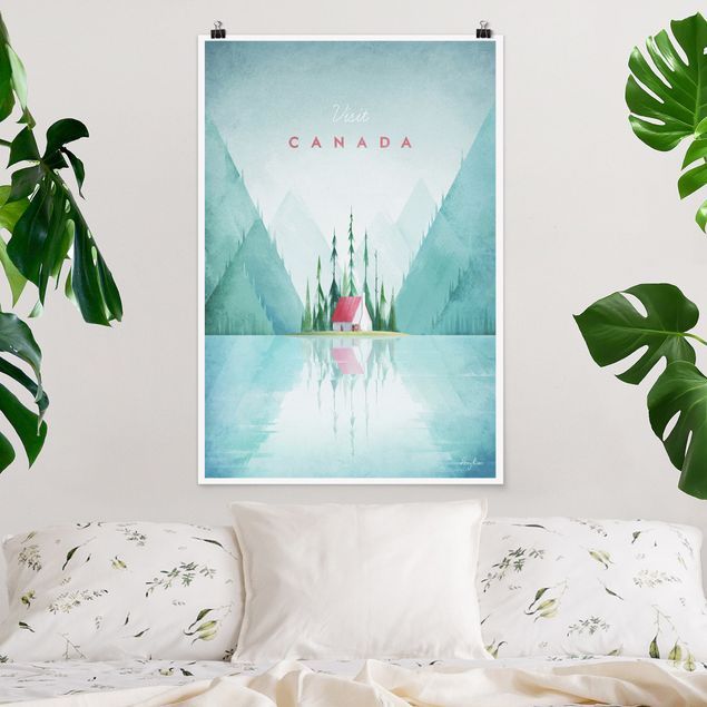 Poster Illustration Reiseposter - Canada