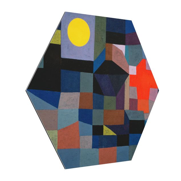 Paul Klee Kunstdrucke Paul Klee - Feuer bei Vollmond