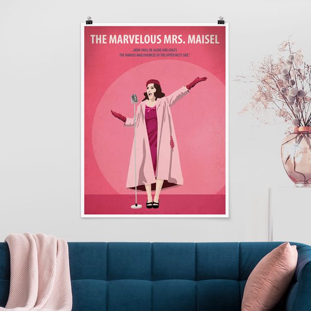 Poster Illustration Filmposter The Marvelous Mrs Maisel