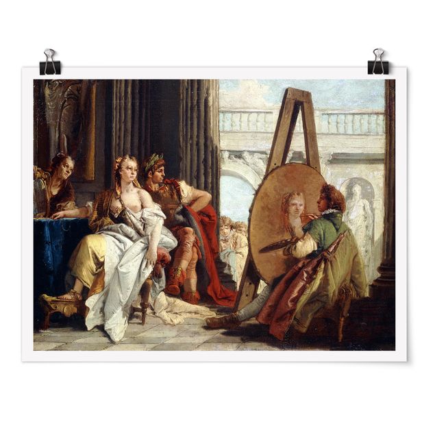 Kunstdrucke Poster Giovanni Battista Tiepolo - Alexander der Große